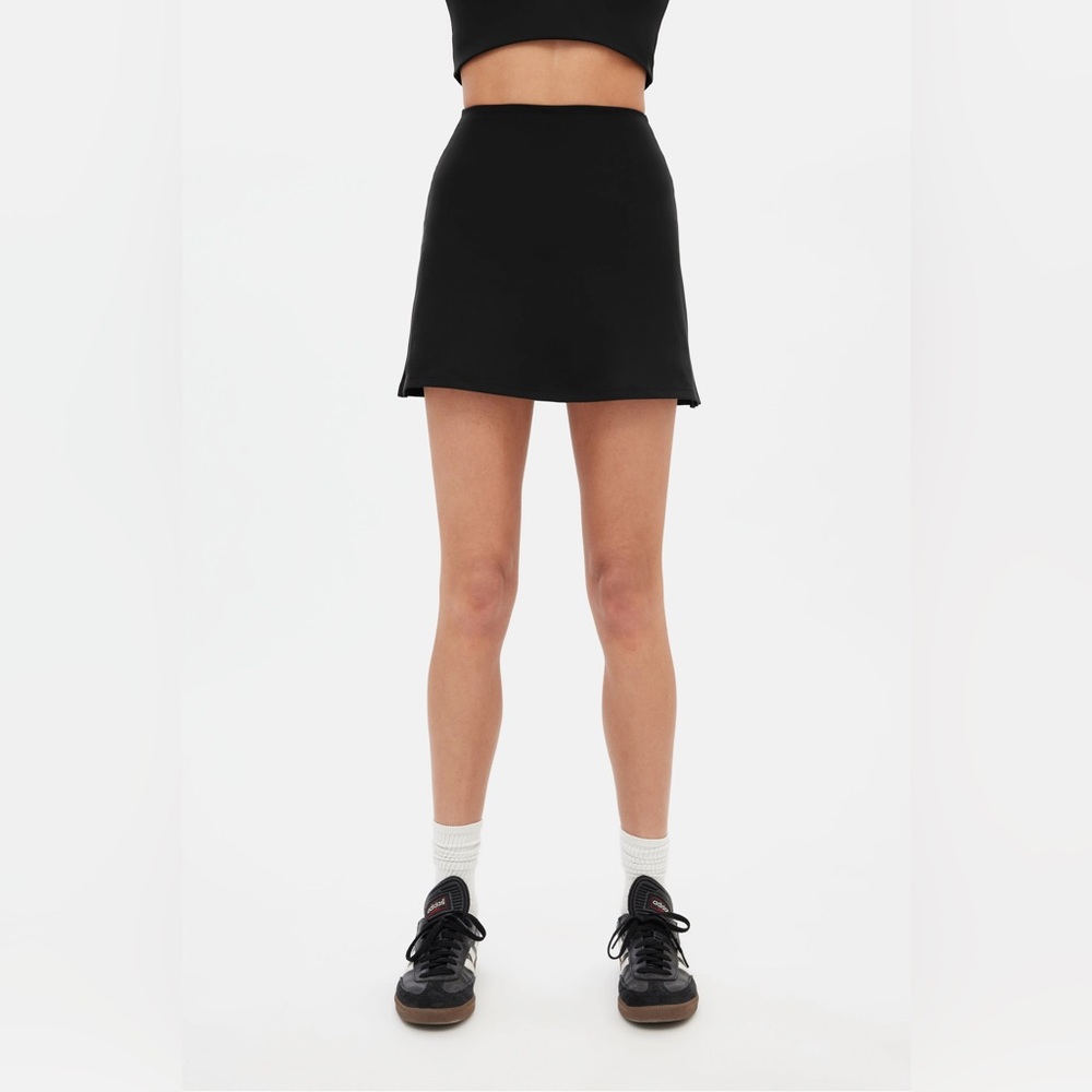 Girlfriend Collective Black Skort